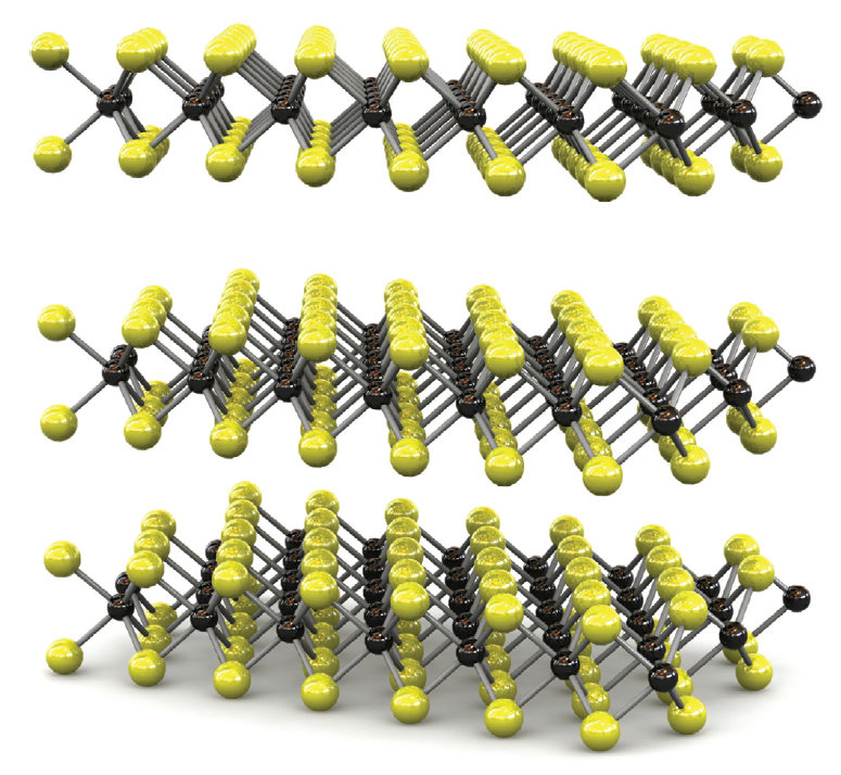 Transition metal dichalcogenide atomic layers