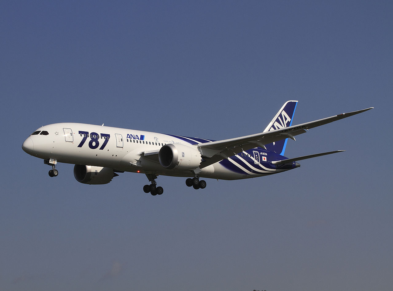 A Boeing 787 Dreamliner